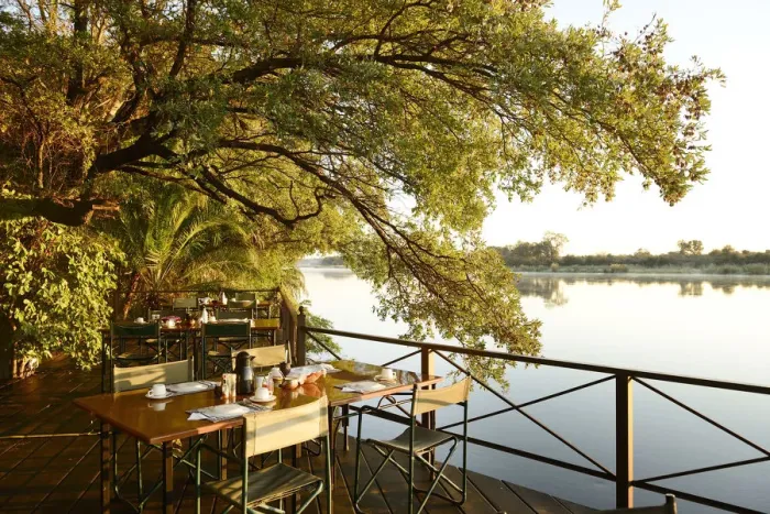 Framed Print : Africa, Namibia, Okavango river, Mahangu Safari lodge Framed Print : Africa, Namibia, Okavango river, Mahangu Safari lodge