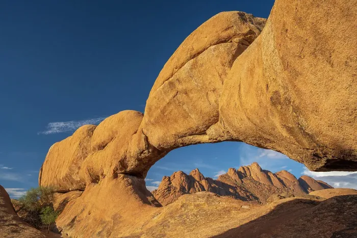 Framed Print : Africa, Namibia. The rock arch near to the Spitzkoppe