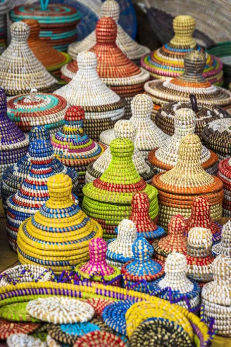 Framed Print : Africa, Senegal, Dakar. Handmade baskets on sale on the road towards Saint Louis Framed Print : Africa, Senegal, Dakar. Handmade baskets on sale on the road towards Saint Louis