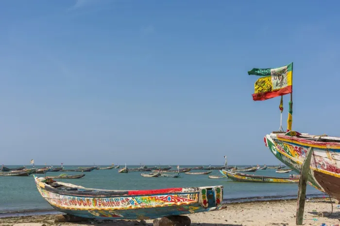 Framed Print : Africa, Senegal, Joal. Traditional fishing boats Framed Print : Africa, Senegal, Joal. Traditional fishing boats