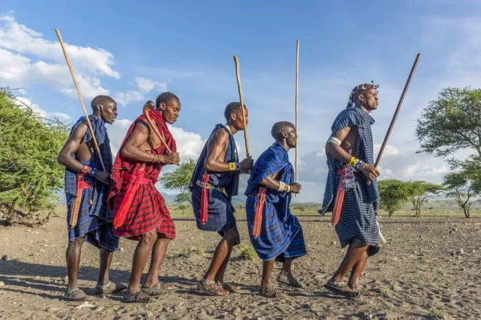 Framed Print : africa, Tanzania, Natron Lake area. A group of traditionally dressed msai men Framed Print : africa, Tanzania, Natron Lake area. A group of traditionally dressed msai men