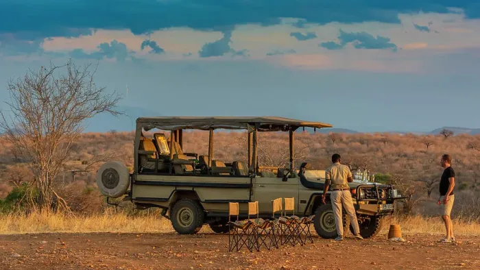 Framed Print : Africa, Tanzania, Ruaha National Park. Sundowner in a beautiful scenery Framed Print : Africa, Tanzania, Ruaha National Park. Sundowner in a beautiful scenery