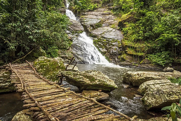 Africa, Tanzania, Udzungwa Mountains National Park. The Sonje Waterfalls