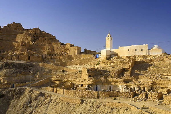 Africa, Tunisia, Chenini Historic Fortified Village