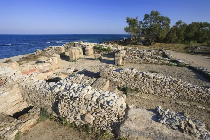 Framed Print : Africa, Tunisia, Ruins of the Punic city of Kerkouane (500 BC circa), UNESCO World Framed Print : Africa, Tunisia, Ruins of the Punic city of Kerkouane (500 BC circa), UNESCO World
