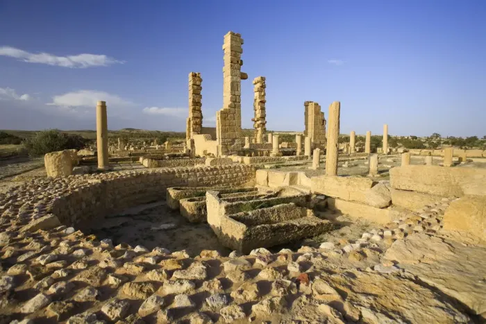 Framed Print : Africa, Tunisia, Sbeitla (Sufetula), Roman Ruins, old church ruins Framed Print : Africa, Tunisia, Sbeitla (Sufetula), Roman Ruins, old church ruins