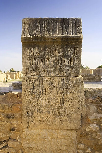 Africa, Tunisia, Sbeitla (Sufetula), Roman Ruins