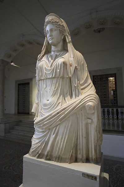 Africa, Tunisia, Tunis, Bardo Museum, Statue of Junon