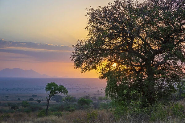 Africa, Uganda, Karamoja. Kidepo Valley National Park. Sunrise