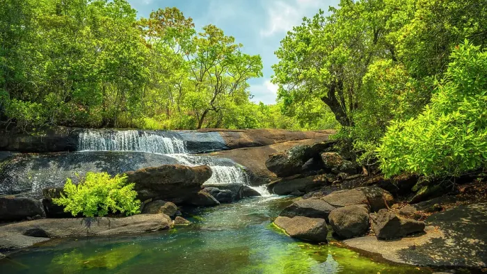 Framed Print : Africa, Zambia, Northern Zambia, Mutinondo Wilderness. One of the waterfalls of the river in the naturalistic area Framed Print : Africa, Zambia, Northern Zambia, Mutinondo Wilderness. One of the waterfalls of the river in the naturalistic area