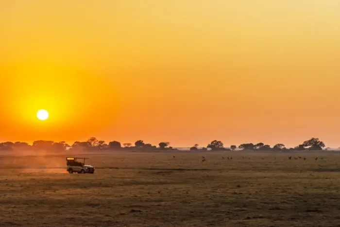 Framed Print : Africa, Zambia. Sunrise in the Kafue National park Framed Print : Africa, Zambia. Sunrise in the Kafue National park