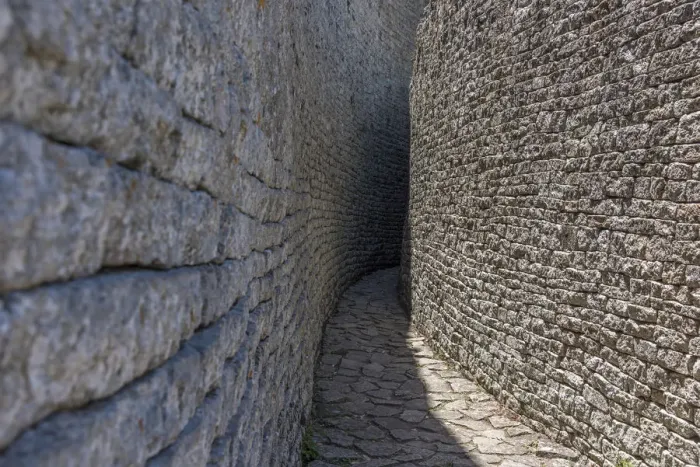 Framed Print : Africa, Zimbabwe, Maswingo. Great Zimbabwe, passageway in the great enclosure Framed Print : Africa, Zimbabwe, Maswingo. Great Zimbabwe, passageway in the great enclosure