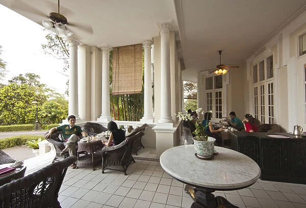 Afternoon tea at the Carcosa Seri Negara Hotel (former residence of the British Governor