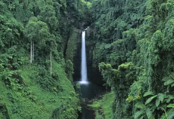 Framed Print : Afu Aau Waterfall