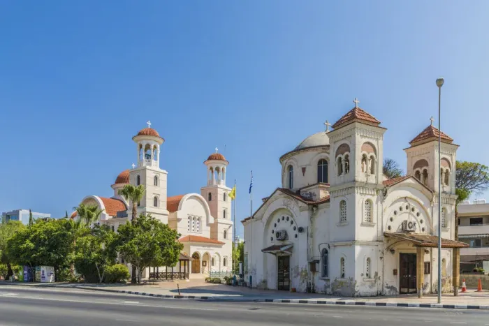 Framed Print : Agia Faneromeni church in Larnaca, Cyprus Framed Print : Agia Faneromeni church in Larnaca, Cyprus