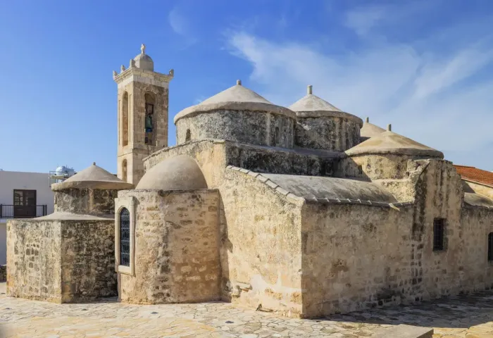 Framed Print : Agia Paraskevi Byzantine church (9th century), Yeroskipou, Cyprus
