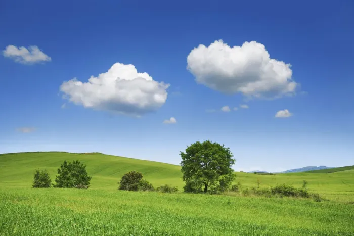 Framed Print : Agricultural landscape and cumulonimbus clouds - Italy, Tuscany, Siena, Val d Orcia Framed Print : Agricultural landscape and cumulonimbus clouds - Italy, Tuscany, Siena, Val d Orcia