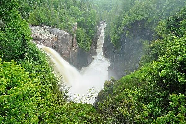 Aguasabon River Gorge falls Terrace Bay, Ontario, Canada