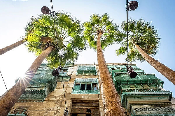 Al-Balad (historic old town), UNESCO World Heritage Site, Jeddah, Makkah Province, Saudi Arabia