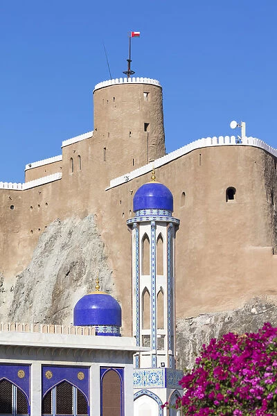 Al Khor mosque and fort Mirani, Muscat, Oman