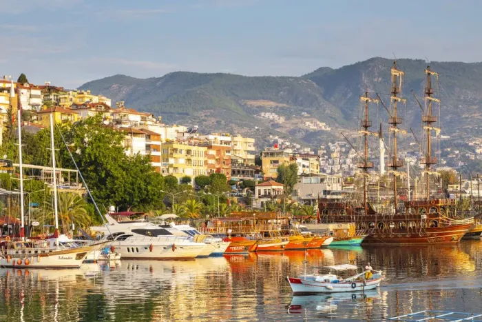 Framed Print : Alanya Harbour, Alanya, Turkey Framed Print : Alanya Harbour, Alanya, Turkey