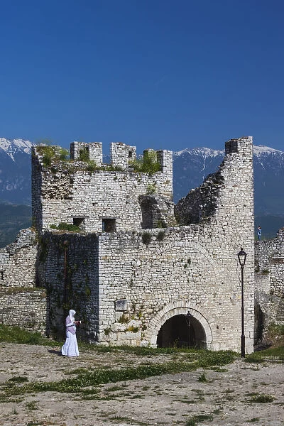 Albania, Berat, Kala Citadel, detail