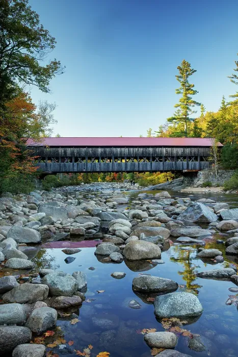 Framed Print : Albany covered bridge, Kancamagus Highway, New Hampshire, USA Framed Print : Albany covered bridge, Kancamagus Highway, New Hampshire, USA