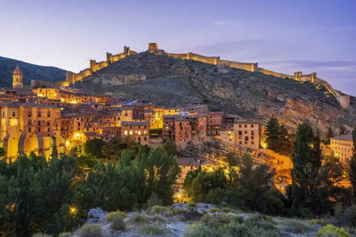 Framed Print : Albarracin with its ancient walls, Aragon, Spain Framed Print : Albarracin with its ancient walls, Aragon, Spain
