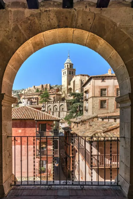 Framed Print : Albarracin, Aragon, Spain