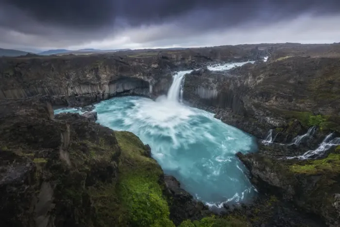 Framed Print : Aldeyjarfoss waterfall, Iceland Framed Print : Aldeyjarfoss waterfall, Iceland