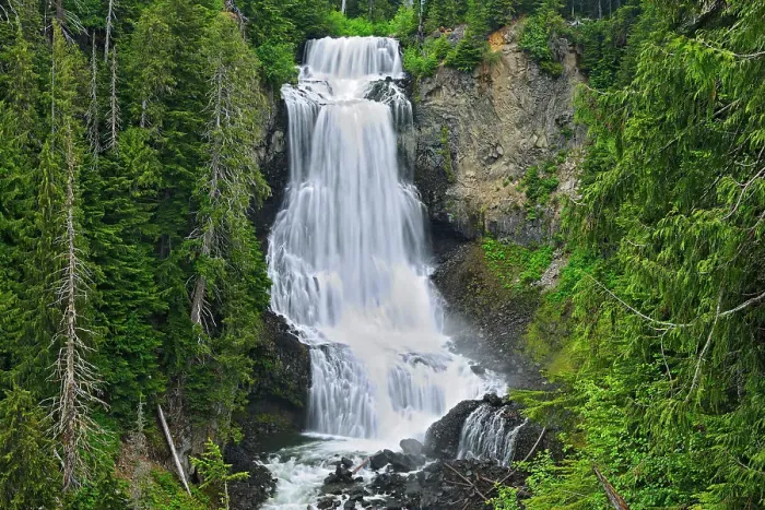 Framed Print : Alexander Falls near Whistler, British Columbia, Canada Framed Print : Alexander Falls near Whistler, British Columbia, Canada