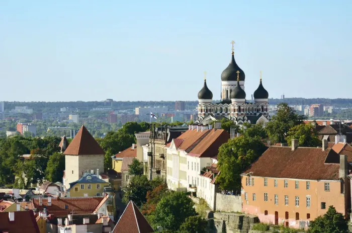 Framed Print : Alexander Nevsky Cathedral in Toompea Hill
