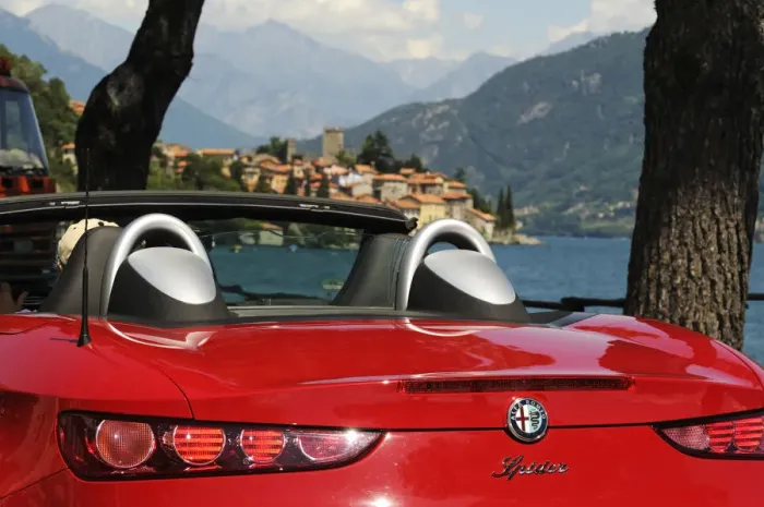 Framed Print : Alfa Spider Cabriolet, Lake Como, Italy Framed Print : Alfa Spider Cabriolet, Lake Como, Italy