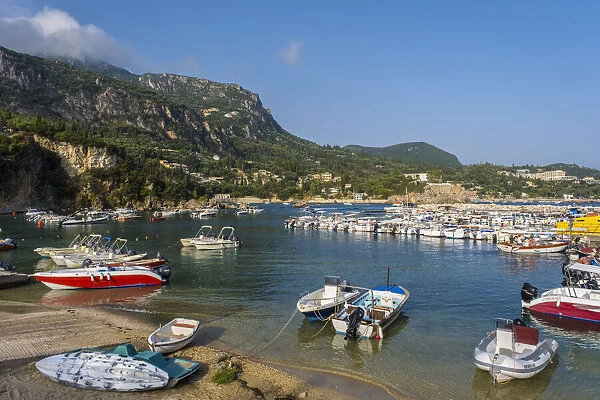 Alipa port, Palaiokastritsa, Corfu, Ionian Islands, Greece