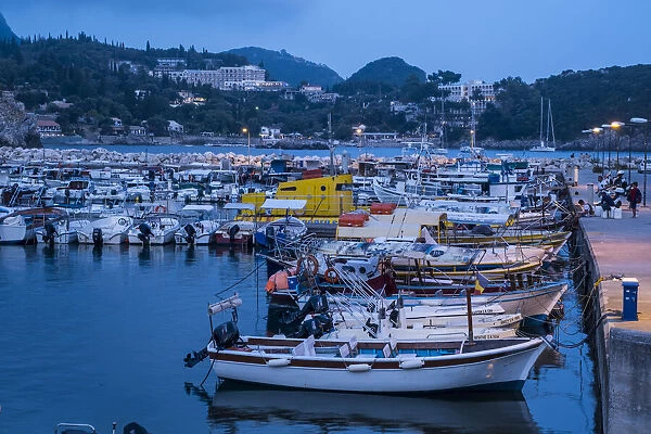 Alipa port, Palaiokastritsa, Corfu, Ionian Islands, Greece