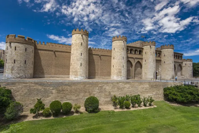Framed Print : Aljaferia Palace, Zaragoza, Aragon, Spain Framed Print : Aljaferia Palace, Zaragoza, Aragon, Spain