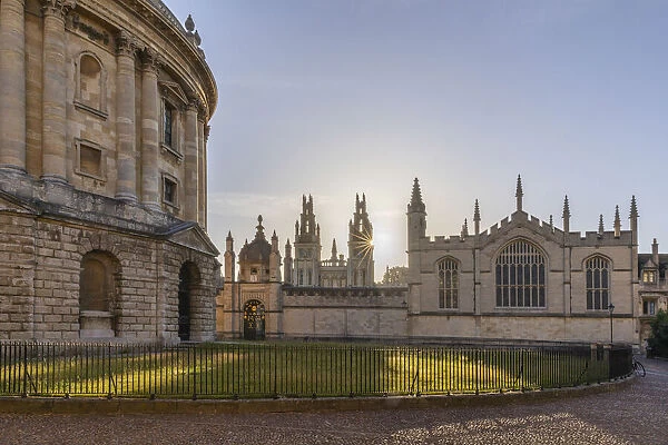 All Souls College and the Radcliffe Camera, Oxford, Oxfordshire, England