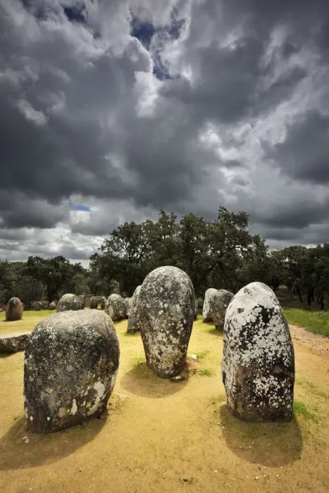 Framed Print : Almendres cromlech, a 8000 years old prehistoric monument. Evora, Portugal Framed Print : Almendres cromlech, a 8000 years old prehistoric monument. Evora, Portugal