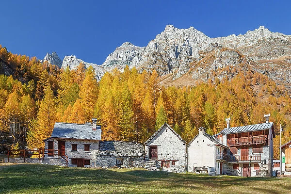 Alpe Devero, Baceno, Alpe Veglia and Alpe Devero natural park, province of Verbano-Cusio-Ossola, Piedmont, italy