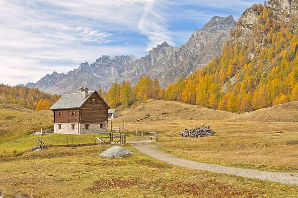 Alpe Devero valley in autumn, Alpe Veglia and Alpe Devero Natural Park, Baceno, Verbano