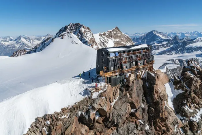 Framed Print : The alpine hut of Capanna Regina Margherita in Rosa mount from an aerial view Framed Print : The alpine hut of Capanna Regina Margherita in Rosa mount from an aerial view