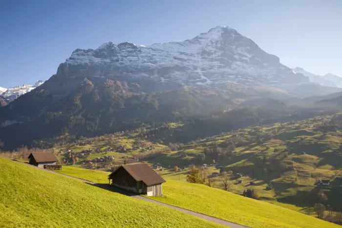 Framed Print : Alpine Meadow, Eiger & Grindelwald, Berner Oberland, Switzerland Framed Print : Alpine Meadow, Eiger & Grindelwald, Berner Oberland, Switzerland
