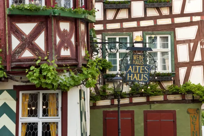 Framed Print : The Altes Haus (Old House), Bacharach, Rhine Valley, Germany Framed Print : The Altes Haus (Old House), Bacharach, Rhine Valley, Germany