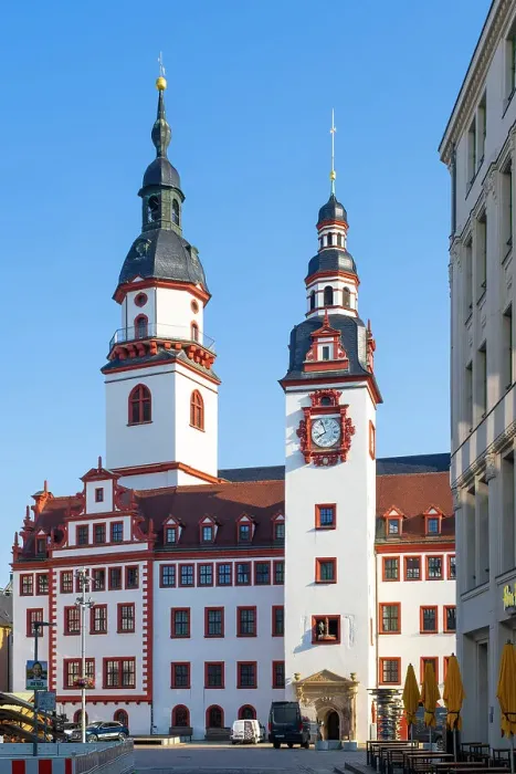 Framed Print : Altes Rathaus, Marktplatz, Chemnitz, Saxony, Germany