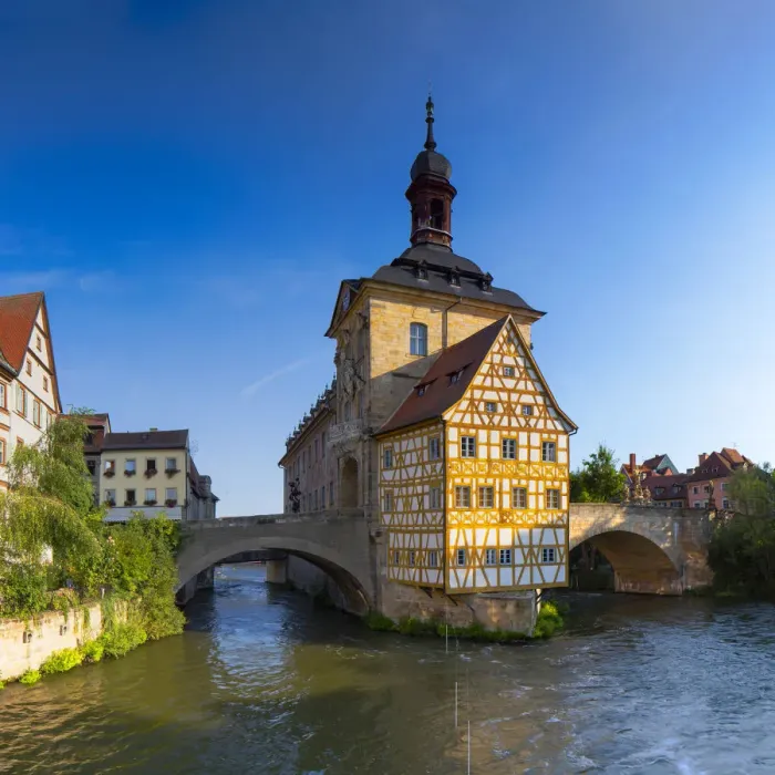 Framed Print : Altes Rathaus (Old Town Hall), Bamberg (UNESCO World Heritage Site), Bavaria, Germany
