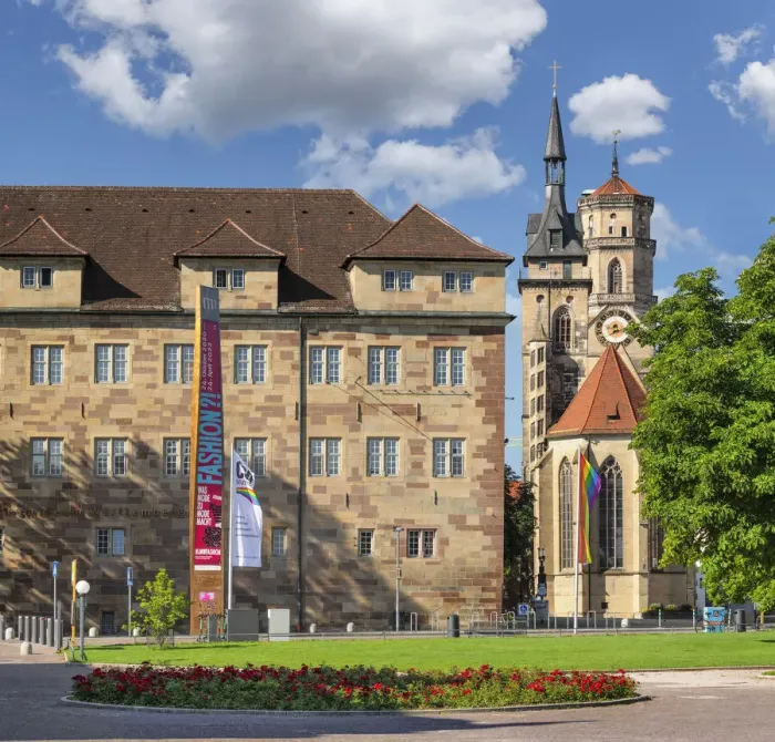 Framed Print : Altes Schloss Castle at Schlossplatz Square and Stiftskirche Church, Stuttgart, Baden-Wurttemberg, Germany Framed Print : Altes Schloss Castle at Schlossplatz Square and Stiftskirche Church, Stuttgart, Baden-Wurttemberg, Germany