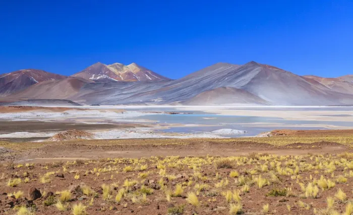 Framed Print : Altiplanic Lagoons (Lagunas Altiplanicas), Reserva Nacional de Los Flamencos
