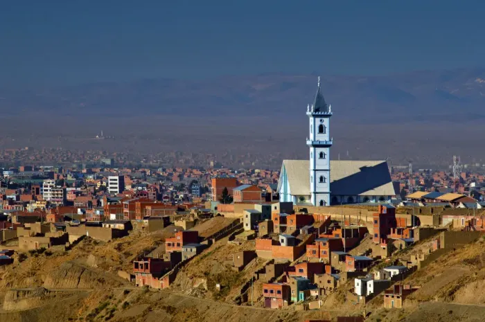 Framed Print : Altiplano, Christian Church, El Alto, Bolivia Framed Print : Altiplano, Christian Church, El Alto, Bolivia