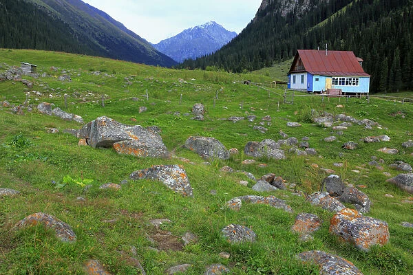 Altyn Arashan valley, Issyk Kul oblast, Kyrgyzstan
