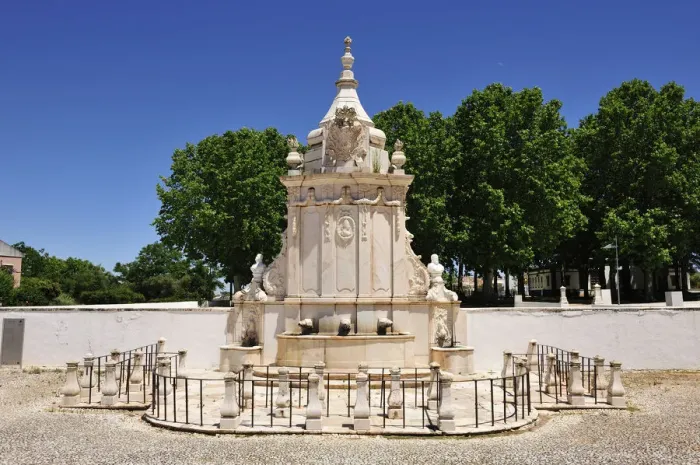 Framed Print : The amazing white marble fountain (Fonte das Bicas) of Borba, dating from 1781. Alentejo Framed Print : The amazing white marble fountain (Fonte das Bicas) of Borba, dating from 1781. Alentejo